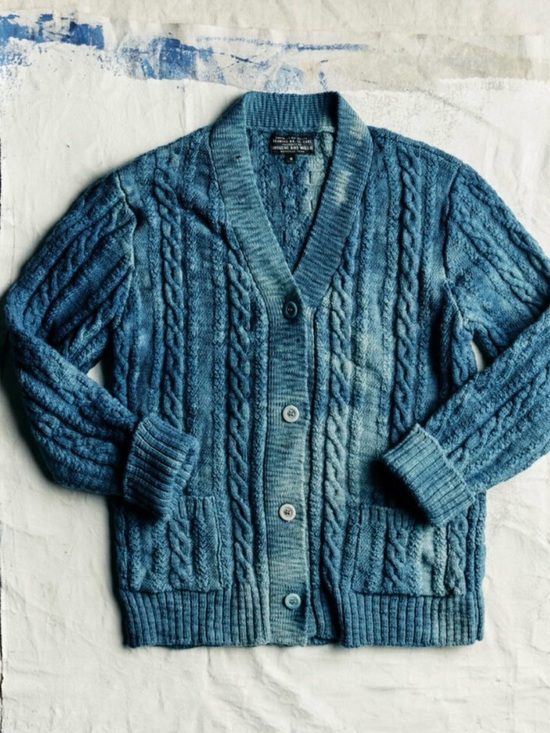 imogene + willie Sweaters - Imogene and Willie Indigo Wool Sweater